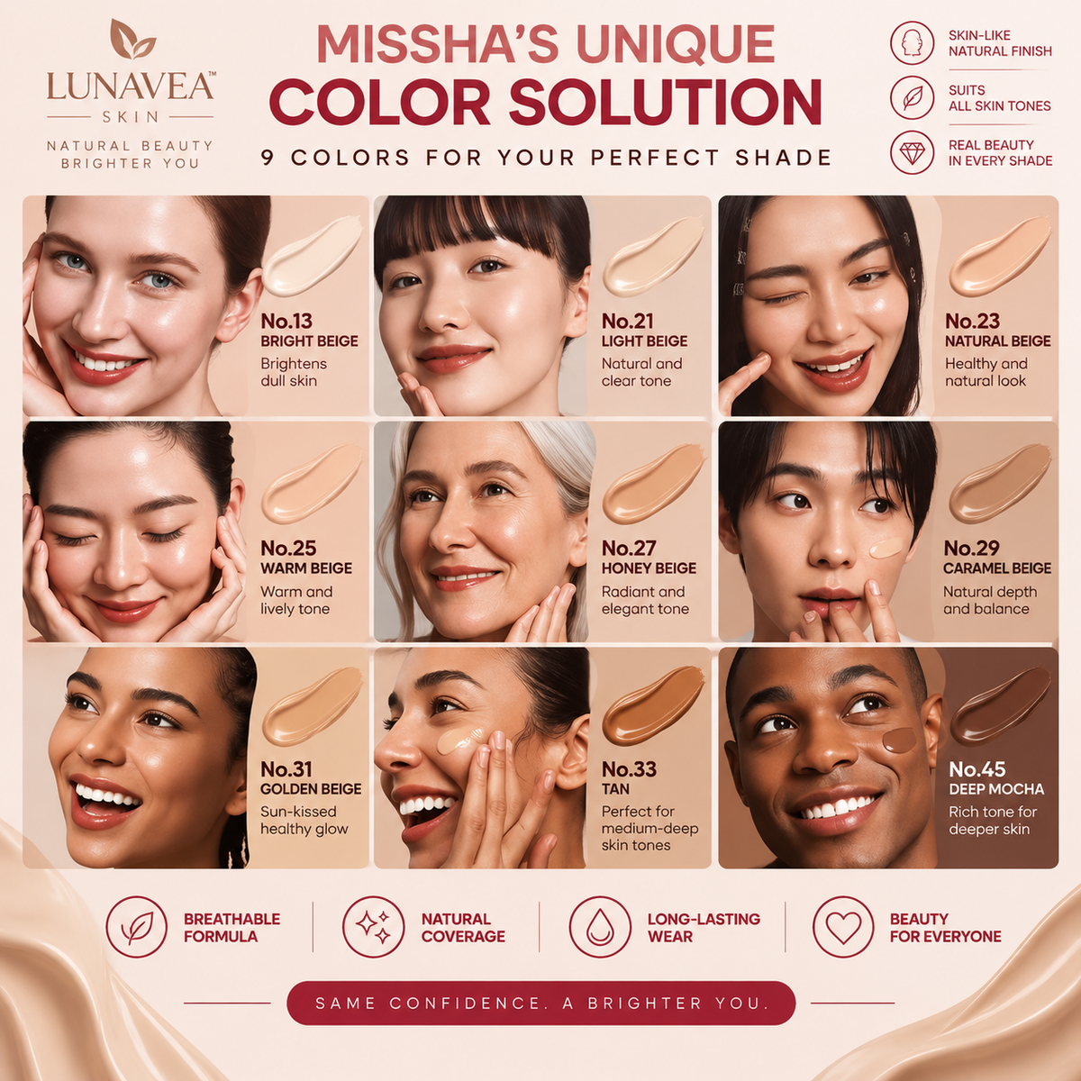 LUNAVEA SKIN™ Perfect Cover BB Cream
